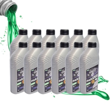 KIT 12 ADITIVOS RADIADOR VERDE CONCENTRADO 1L PARAFLU 3007