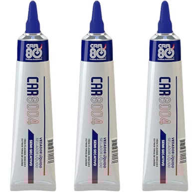 KIT 3 VEDADOR LÍQUIDO SEMI SECATIVO CAR 80 100G - CAR 8004  