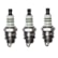 KIT 3 VELA IGNIÇÃO BOSCH MOTOSSERRA ROÇADEIRA STHIL WSR6F ORIGINAL