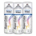 KIT 3 VERNIZ SPRAY USO GERAL SUPER COLOR 350ML/...