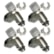 KIT 4 BICO INJETOR FIAT PALIO 1.4 2004... MARELLI 50100402