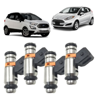 KIT 4 BICOS INJETORES FIESTA ECOSPORT FLEX - MECABRAZIL MBZ127