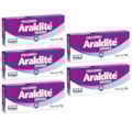 KIT 5 ADESIVO ARALDITE MASSA BLACK/GREY 100G 2 ...