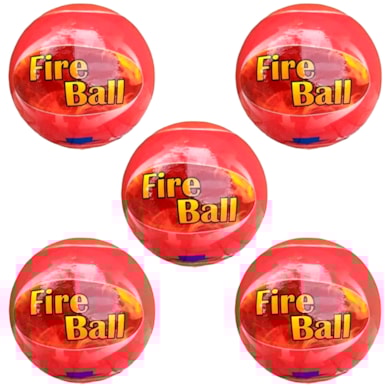 KIT 5 BOLAS EXTINTORA AUTOMÁTICA ABC 1,3KG APAGA FOGO C/ NFE