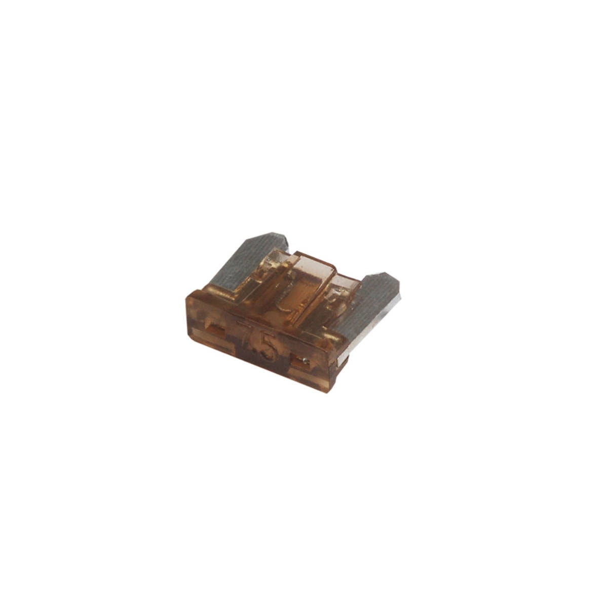 KIT COM 10 FUSÍVEL MINI LÂMINA MARROM 7,5 AMPERE AMS17507