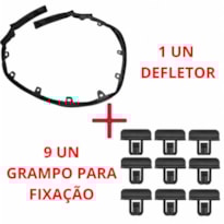 KIT DEFLETOR PARA-CHOQUE DIANTEIRO ONIX + GRAMPO