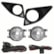 KIT FAROL DE MILHA 12V TOYOTA COROLLA 09/11 LE/LD SL-250311