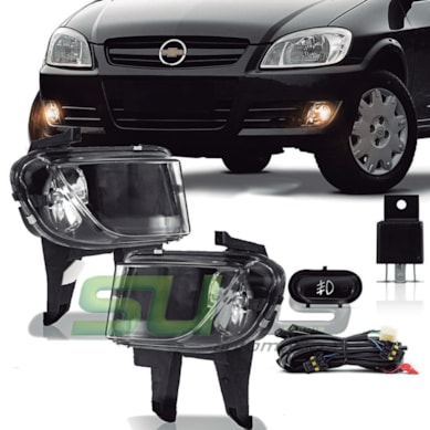 KIT FAROL DE MILHA CHEVROLET CELTA PRISMA 2007-2011 SUNS FAROIS - FGS0710CV