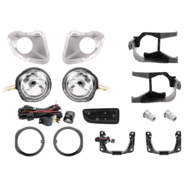 KIT FAROL DE MILHA FIAT UNO FIORINO 2010-2016 SHOCK LIGHT - SL-091310