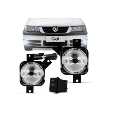 KIT FAROL DE MILHA GOL SAVEIRO PARATI SHOCK LIGHT -SL-260111