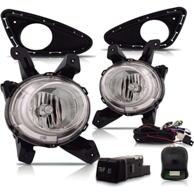 KIT FAROL DE MILHA HYUNDAI HB20 2012-2015 SUNS FAROIS - FGS0033HY