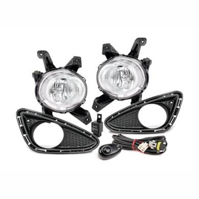 KIT FAROL DE MILHA HYUNDAI HB20 HB20 S 2012-2015 SHOCK LIGHT - SL-120110