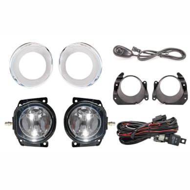KIT FAROL DE MILHA PALIO SIENA 08 >11 SHOCK LIGHT SL090710U