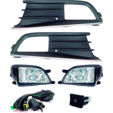 KIT FAROL DE MILHA VW GOL VOYAGE G6 SHOCK LIGHT SL-260410CR