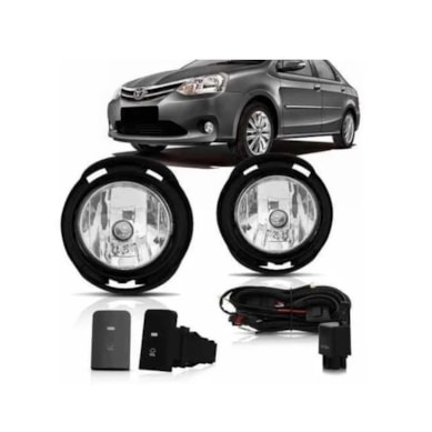 KIT FAROL MILHA 12V TOYOTA ETIOS 12/16 LE/LD SL-250910