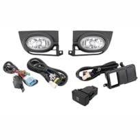 KIT FAROL MILHA NEW CIVIC 06 07 08 AUXILIAR NEBLINA SL110110