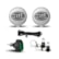 KIT FAROL MILHA UNIVERSAL COM LAMPADA H3 12V 55W HELLA 500
