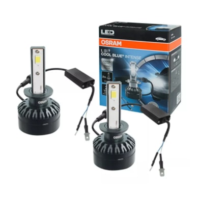 KIT LÂMPADA LED FAROL H1 25W 12V COOL BLUE OSRAM OS66150CBICW