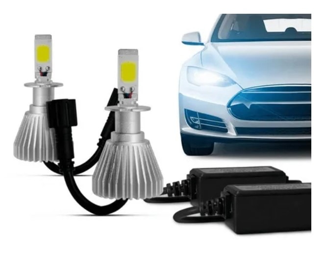KIT LÂMPADA SHOCKLIGHT LED HEADLIGHT H3 6000K 3200LM SLL10003