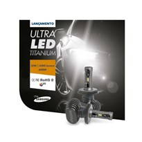 KIT LAMPADA ULTRA LED 6000K TITANIUM SHOCKLIGHT H4 10000 LM