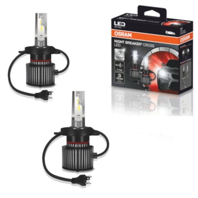 KIT LED NIGHT BREAKER SILVER H4 OSRAM - 6000K BRANCA 