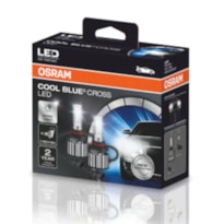 KIT PAR LÂMPADA LED OSRAM FAROL HB3/HB4 23W 12V COOL BLUE - 6000K