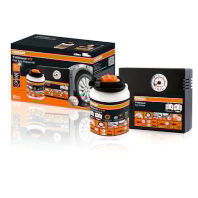 KIT SELANTE PARA PNEUS - GEL E COMPRESSOR OTSK4 OSRAM
