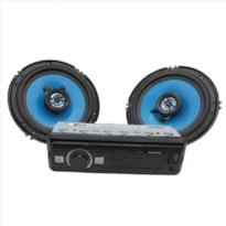 KIT SOM AUTOMOTIVO 50W 6 POLEGADAS ROADSTAR RS2660BR