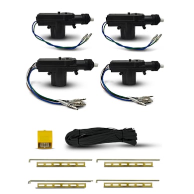 KIT TRAVA ELÉTRICA 4 PORTAS UNIVERSAL 12V ALMAPY - 7000000