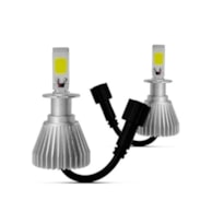 KIT XENON LÂMPADA SUPER LED H16 6000K BRANCA BIVOLT SLL10016