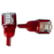 LAMPADA BASE VIDRO 6LEDS 12V VERMELHO - ECOLED - 3006-6