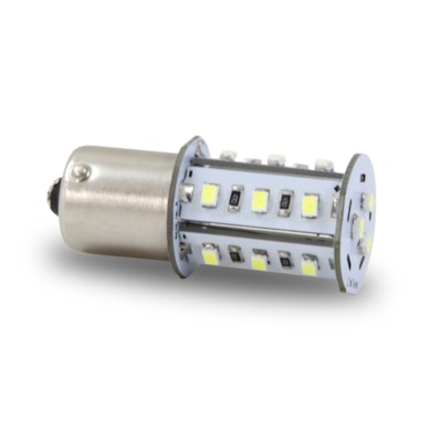 LÂMPADA DA LANTERNA 12V 5W BRANCA 18 LEDS AUTOPOLI - AL667