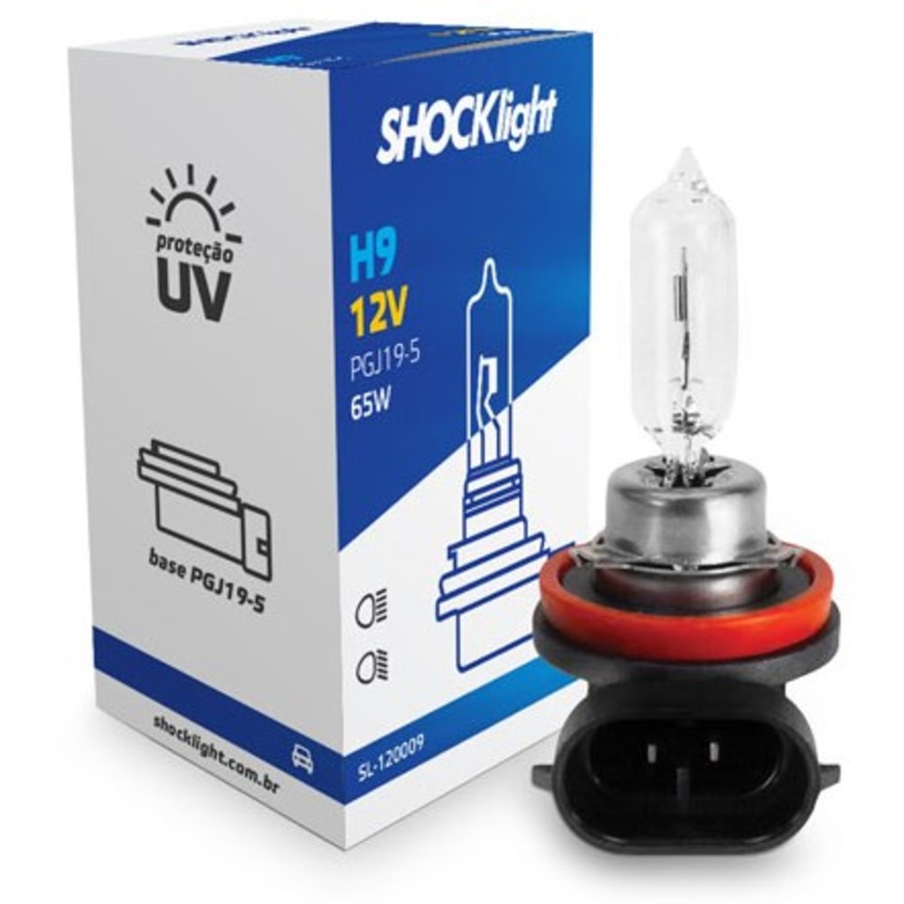 LÂMPADA HALOGENA H16 12V 24W PSX24W SHOCK LIGHT SL-120016 - WS PARTS