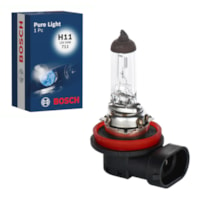 LÂMPADA H11 55W 12V FAROL BOSCH ORIGINAL PURE LIGHT