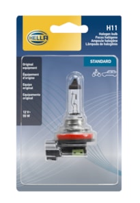 LAMPADA H11 FAROL DE MILHA/AUXILIAR 55W/12V - BLISTER - HELLA - H11