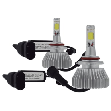 LÂMPADA H3 12V 30W 6000K SUPER LED BIVOLT SUNS FAROIS SLH3