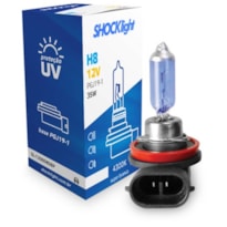 LÂMPADA HALOGENA H8 35W 12V SHOCK LIGHT SL-120008SBP