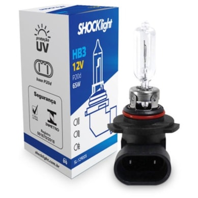 LÂMPADA HALOGENA TOYOTA SHOCK LIGHT HB3 12V 60W SL-129005