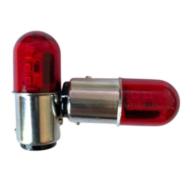 LAMPADA LANTERNA DE FREIO 6LED 12V VERMELHO - ECOLED - 6012