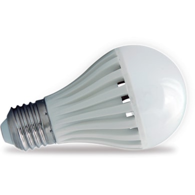 LAMPADA LED BULBO E27 12V 6W BRANCO FRIO 6500K AL653