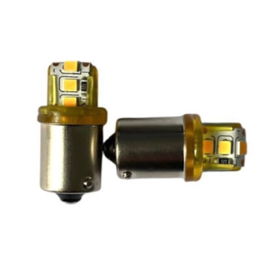 LAMPADA PISCA RÉ 6LED 24V AMARELO - ECOLED - 14005S