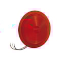LANTERNA C LED TRASEIRA LENTE LISA VERMELHA 24V...
