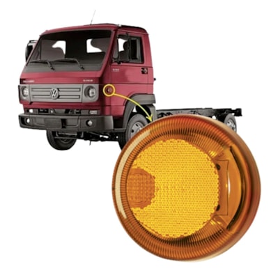 LANTERNA DELIMETADORA DELIVERY 24V AMARELA - PL0996 .24.61