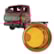 LANTERNA DELIMETADORA DELIVERY 24V AMARELA - PL0996 .24.61