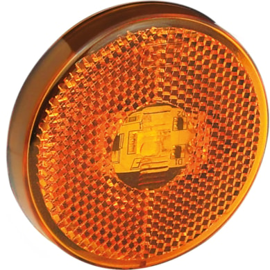 LANTERNA LATERAL 24V AMBER 65MM G.F - 7.118