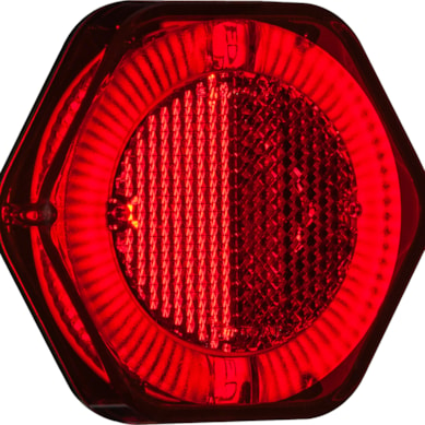 LANTERNA LATERAL BIVOLT C/ GUIA VERMELHO LED SINALSUL 2049VM