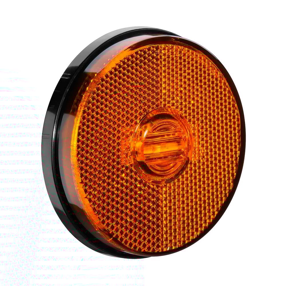LANTERNA LATERAL C REFLETOR SEM SUPORTE AMBAR LE - WS PARTS