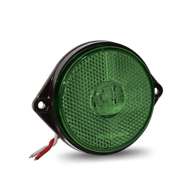 LANTERNA LATERAL DE LED BIVOLT VERDE- PRADOLUX PL0312.00.72