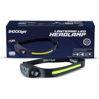 LANTERNA LED HEADLAMP PARA CABECA SEM FIO SHOCKLIGHT SPL1004