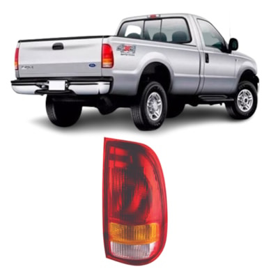 LANTERNA TRASEIRA FORD F 250 1998-2012 PRADOLUX - DIR